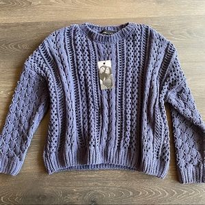 Kendall + Kylie Crochet  Sweater